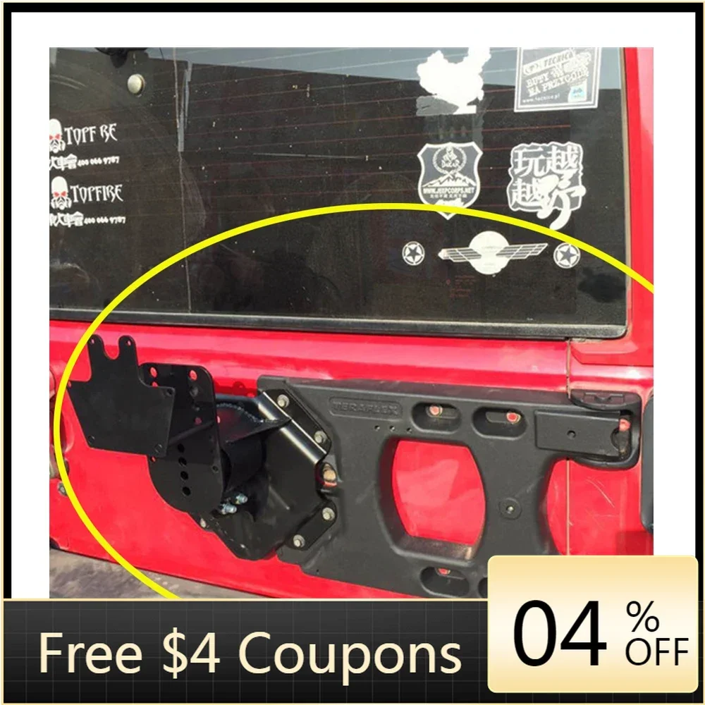 

BR Lantsun J152 Aluminum Alloy spare tire bracket for jeep for wrangler JK 2007-2017