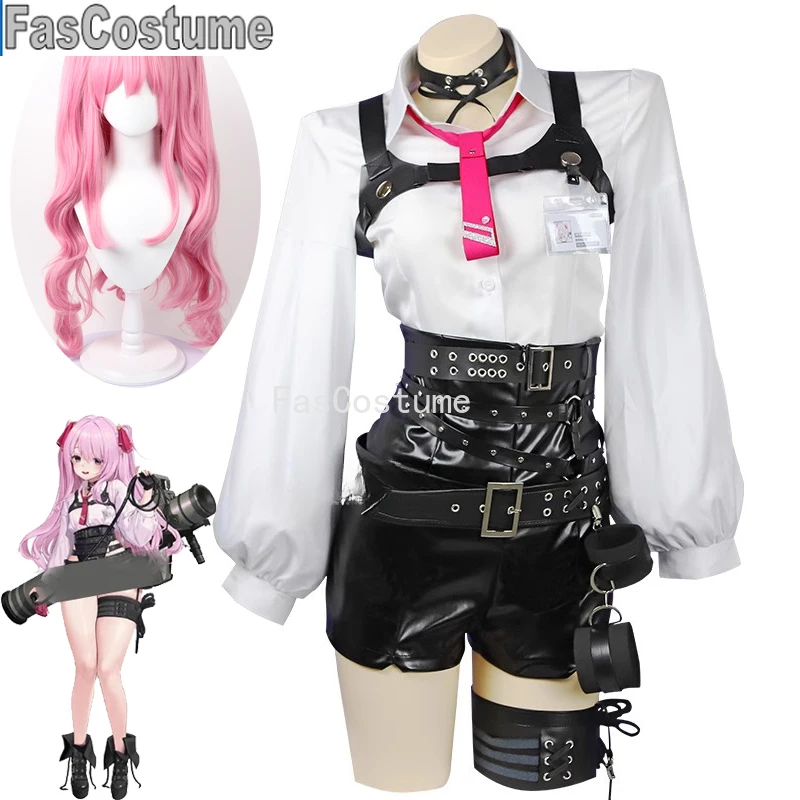 

FasCostume Anime The Goddess Of Victory Yuni Game Suit Lovely Uniform Cosplay Costume Halloween Party Role Play Outfit Women