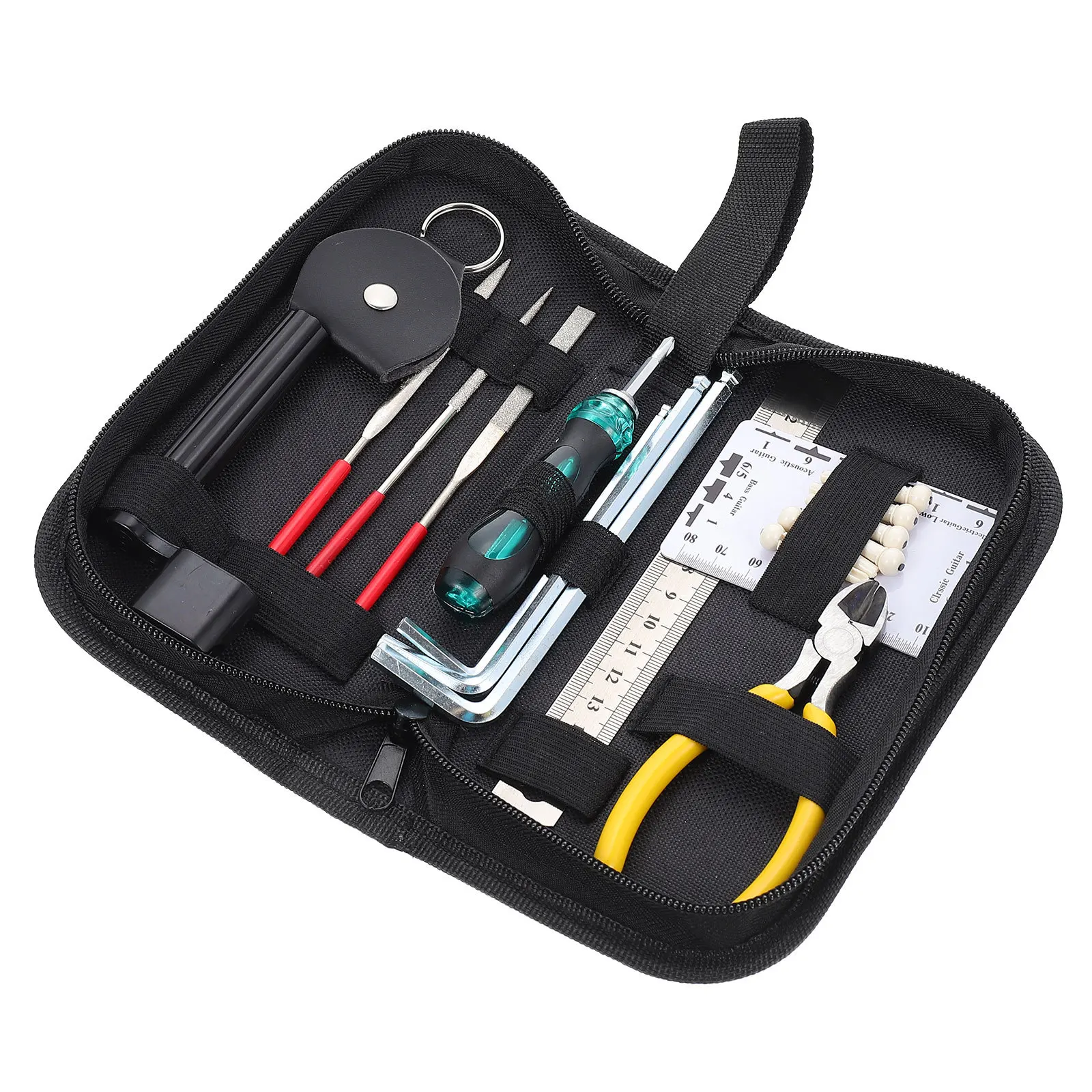 

1Set Guitar Repairing Tool Kit Durable Professional Maintenance Supplies Guitar Strings Changing Kit Professional Repairing Tool