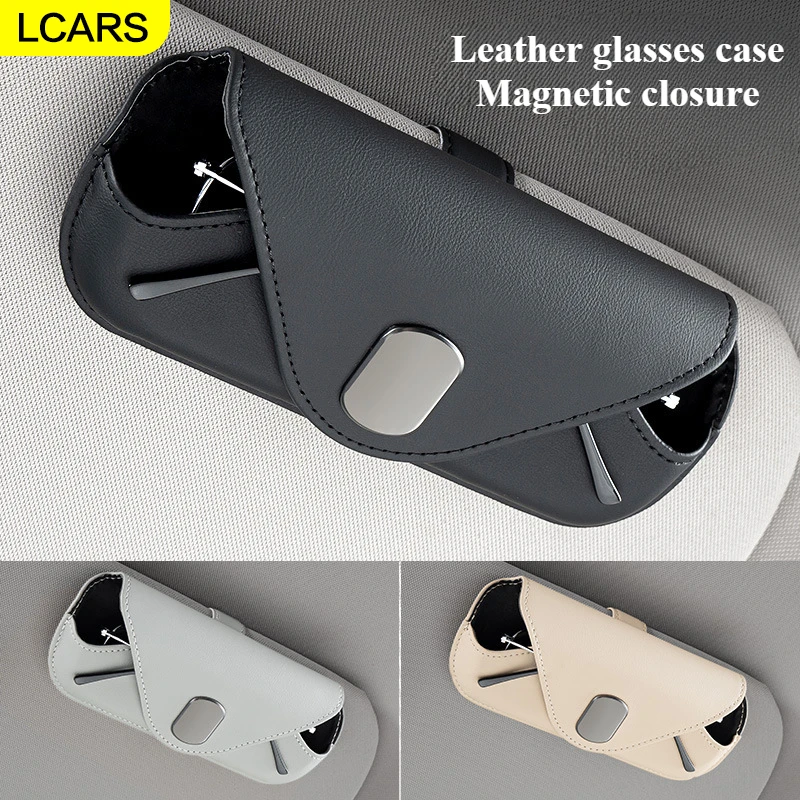 

Lcars - Glasses Case Installationed on the Car Sun Visor, Car Glasses Case, Multiple Colors Available, New Car Interior Products