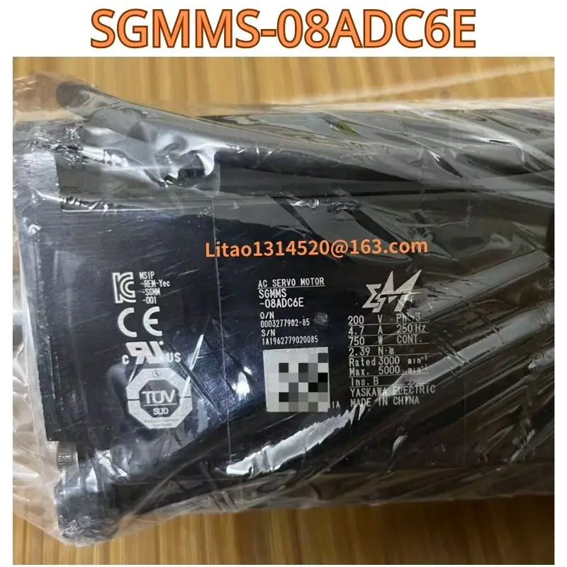 Second hand motor SGMMS-08ADC6E 750W with brake for quick delivery