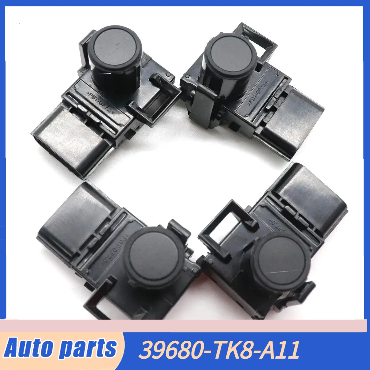 

39680-TK8-A11 Black PDC Bumper Parking Sensor 4PCS For HONDA ODYSSEY 2011-2017 PILOT 2012-2015 39680TK8A11A4 39680TK8A11B4