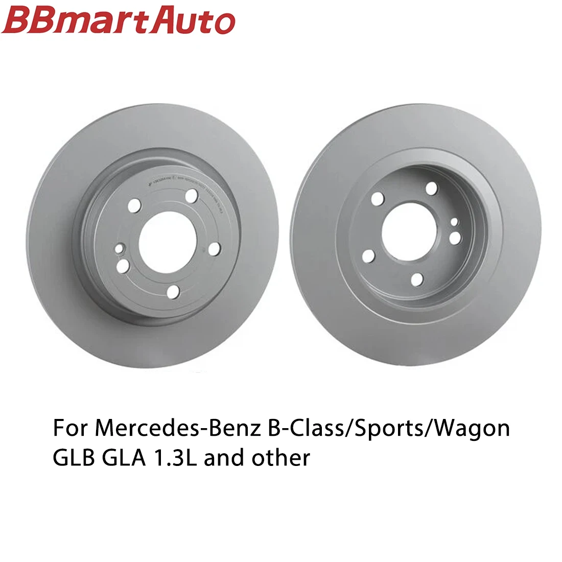 

2474230212 2pieces rear brake disc for Mercedes-Benz B-Class/Sports/Wagon A-Class 1.6L 4-Cylinder and other.BBmart Auto Parts