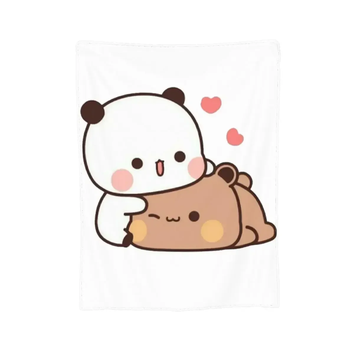 ผ้าห่มโยนลายหมีแพนด้าผ้าห่อตัวเด็ก3D พิมพ์ลายหมีแพนด้าน่ารักทุกวันสำหรับเตียงนุ่มสบายของขวัญวันเกิด