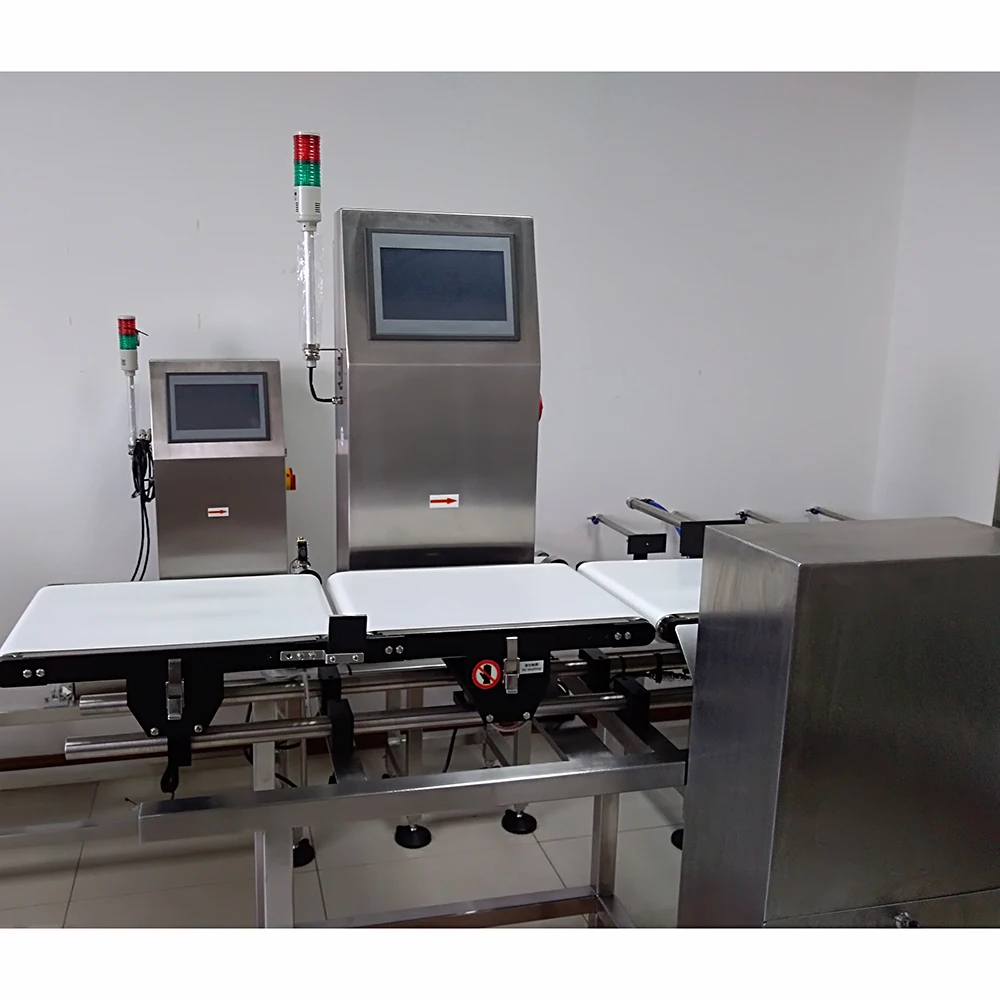 Digital Production Line Weight Checking Machine Small Check Weigher  Weight Conveyor Belt Checker
