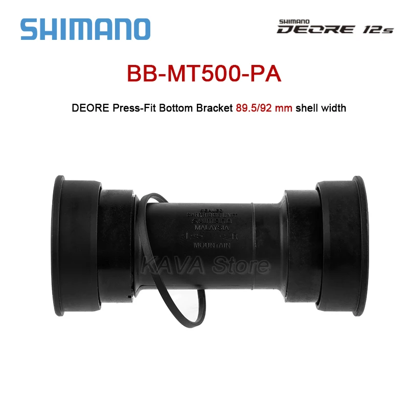 Shimano Deore XT MT800 BSA Bottom Bracket BB52 68/73mm Central Movement BB-MT500 PA Press Fit 89.5/92mm Hollowtech II MTB Part