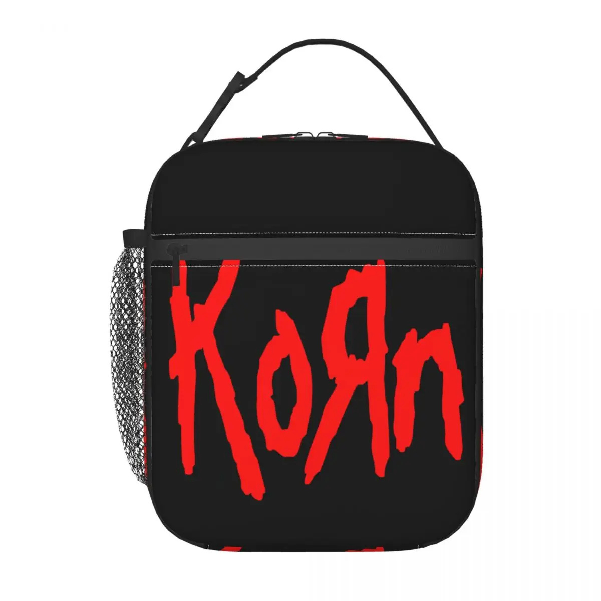 

Портативный Ланч-бокс с логотипом и символом Korns, женский водонепроницаемый Ланч-бокс рок-группы, Термоизолированный Ланч-бокс для детей и студентов