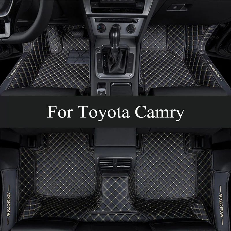 Esteiras do assoalho do carro para toyota camry 2012-2017 2013 2014 2015 2016 personalizado auto pé almofadas automóvel tapete capa interior tronco esteira