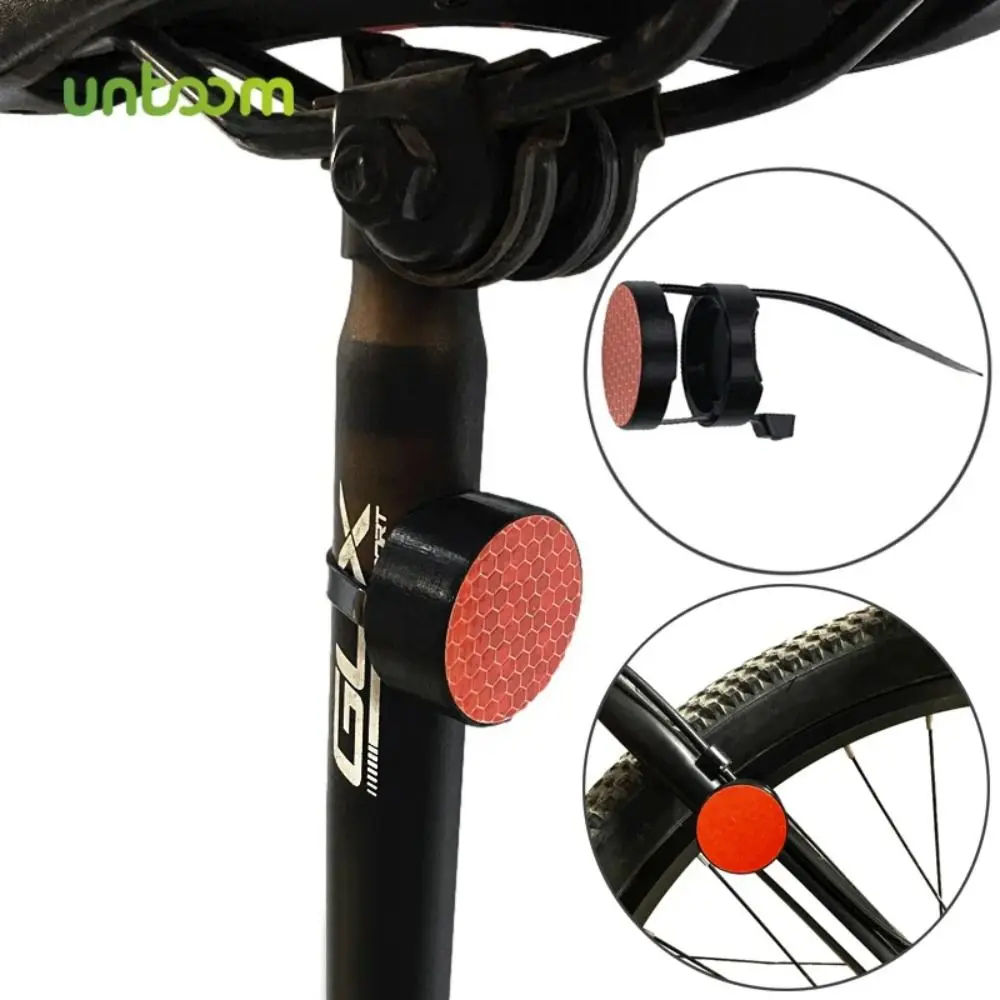 Anti-Shake Bike Reflector Mount Stand Anti-lost Bicycle Taillight Reflector Holder Accessories Easy Attach for AirTag