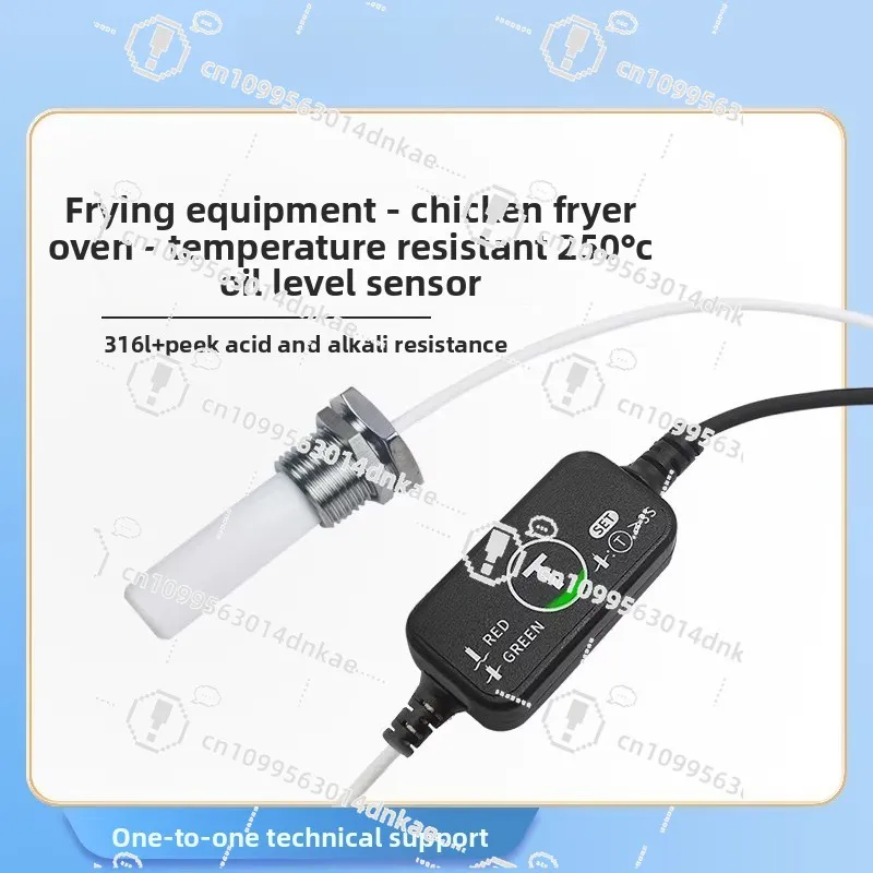 High Temperature 250 Degree Fryer Oil Level Detection Automatic Refueling Contact Probe Sensor for Frying Equipment
