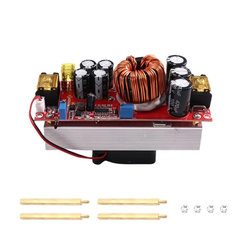 【HOT A69Z!】Adjustable DC10-60V To DC12V-90V Boost Converter Module Constant Voltage Constant Current Step-Up Power Supply 1800W