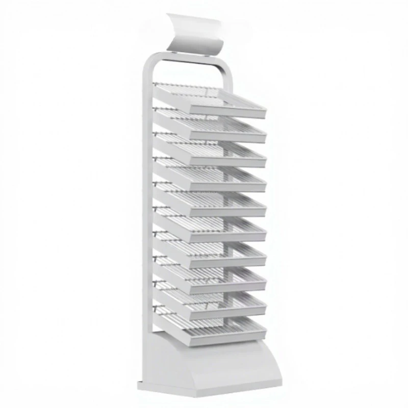 High-quality commercial store display stands, modern wire racks, suitable for cosmetics, essential oils, perfumes, nail polish