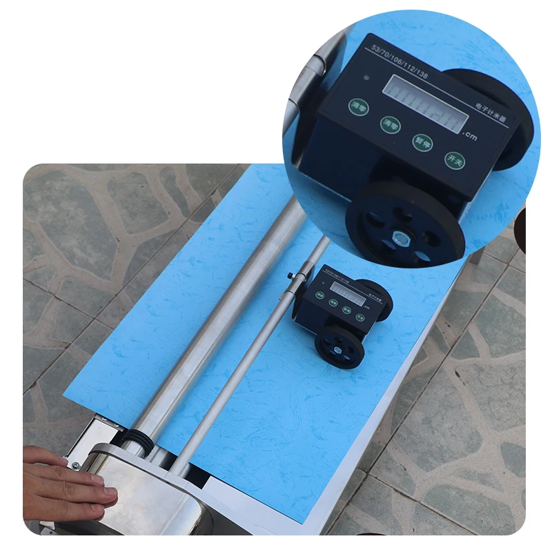 

53CM Hand-operated Wallpaper Gluing machine Stainless Steel Manual Wallpaper Gluing machine with counterpoint Wallpaper gummer