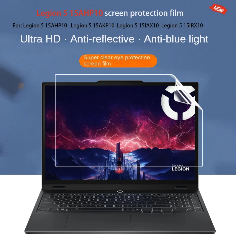 Para Legion 5 15AHP10 película de pantalla 15,1 pulgadas notebook Legion 5 15AKP10 15IAX10 15IRX10 protector de pantalla antideslumbrante