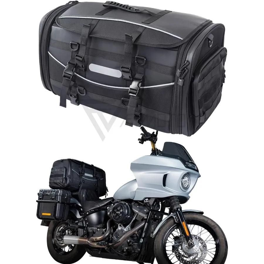 

Universal Motorcycle Travel Luggage Expandable Tail Bag 6085L 1522 Gallon for LongDistance Riding AllWeather Durable Rack Bag w