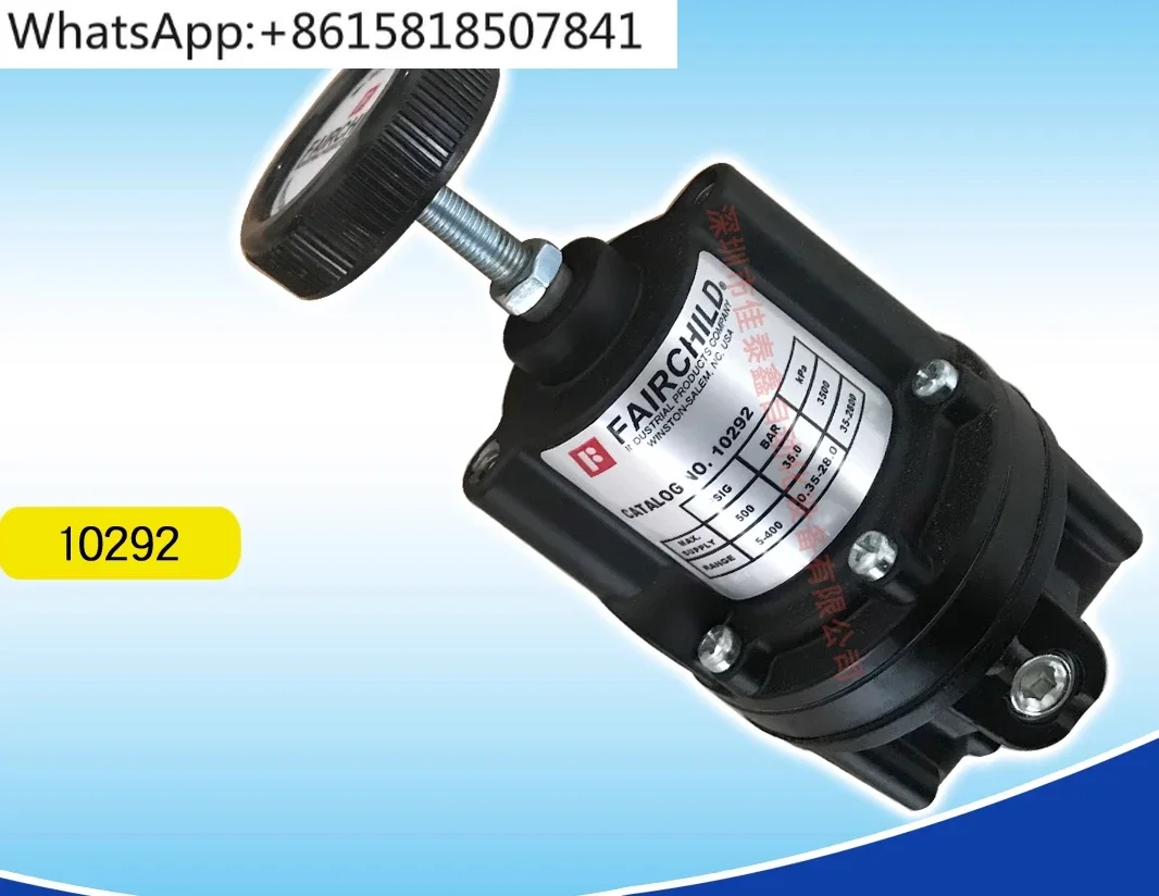 High pressure regulator 10292 has high precision and good voltage regulation of the regulator