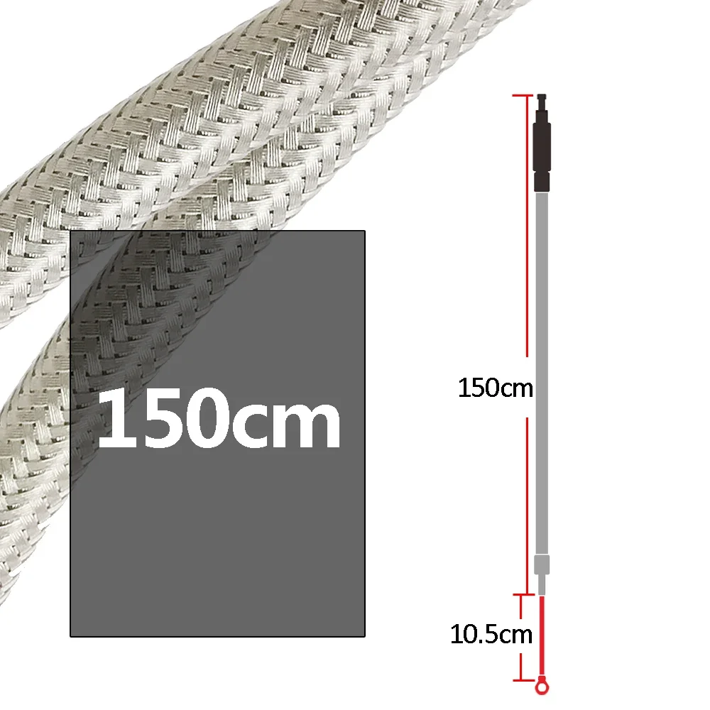 59 inch 150CM Motorcycle Braided Stainless Steel Clutch Cable  for Harley XL883 XL883C/L/R XL1200 XL1200C/S XLH50