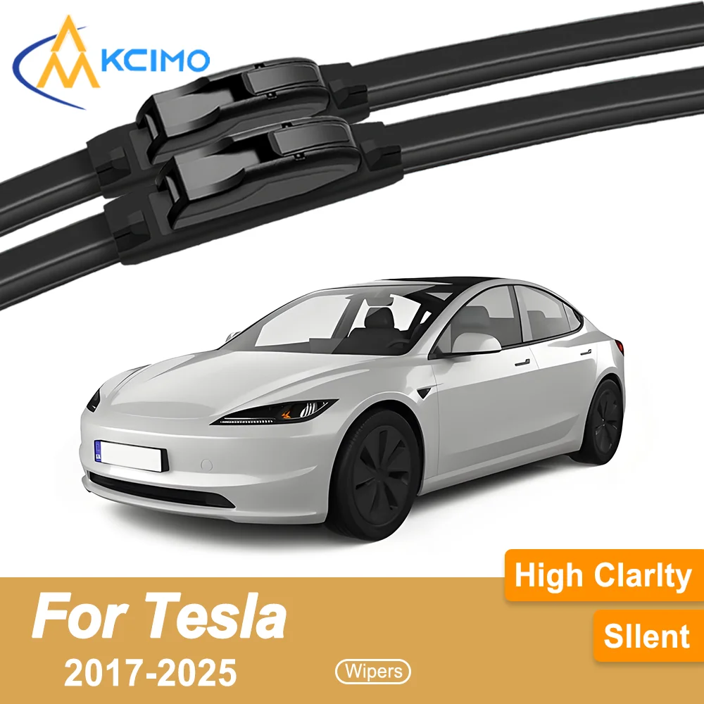 

2-Pack Superior Wiper Blades for Tesla Tesla Model 3 2017-2025 All-Season Durable Quiet Wiping Uninterrupted Visibility