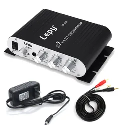 LP-838 2.1 3 Channel Subwoofer Amplifier Super Bass Out HIFI Digital Sound Amp For Home Car