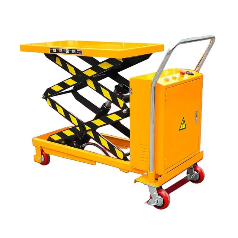 Industrial Vertical Electric Scissor Lift Work Platform Warehouse Industry Workshop New Condition Hydraulic Actuation Engine