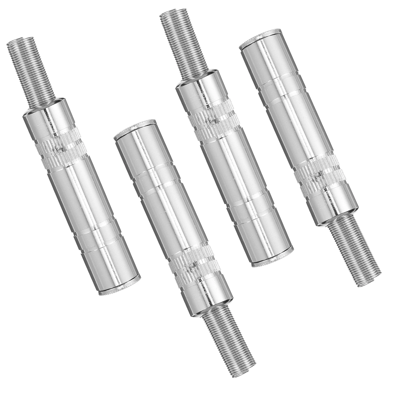 

4 Pcs Plug Solder Type Audio Port Zinc Alloy Nickel Plating 6 35Mm Female Port Cable Speaker Connector Solder Type
