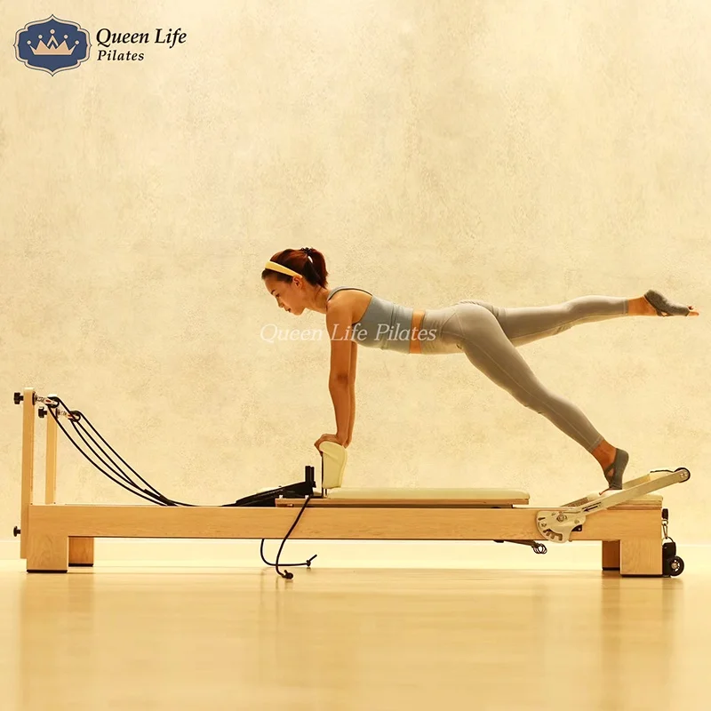 2026 Reformer Pilates Wooden Workout Equipment Balance Training Korean Pilates Instruments Digital Machine for Women