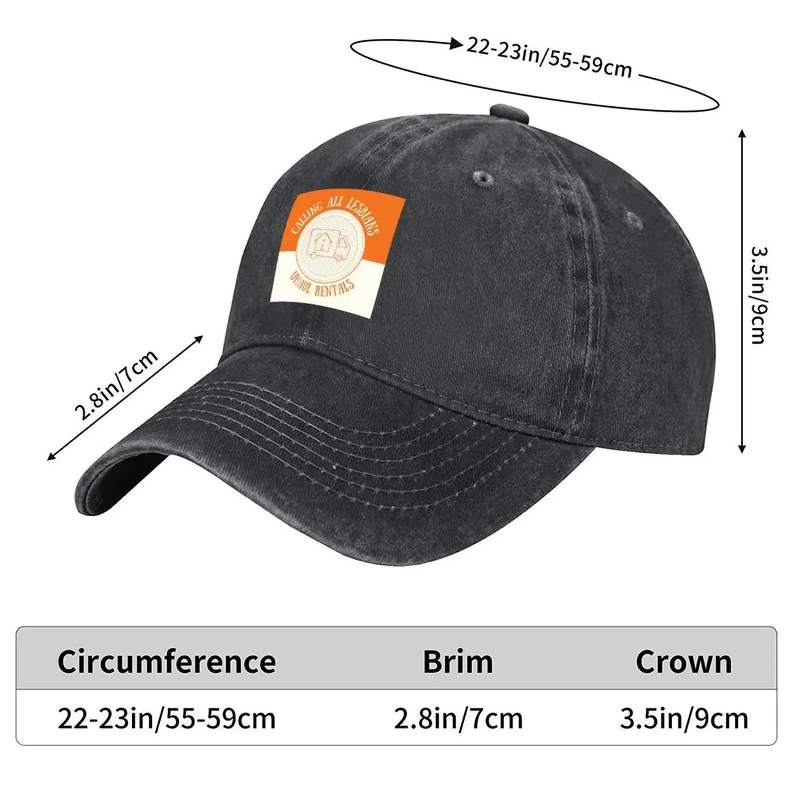 2026 Calling all lesbians: UHaul rentals Baseball Cap Beach Christmas Hat Hip Hop luxury woman cap Mens Caps Women's