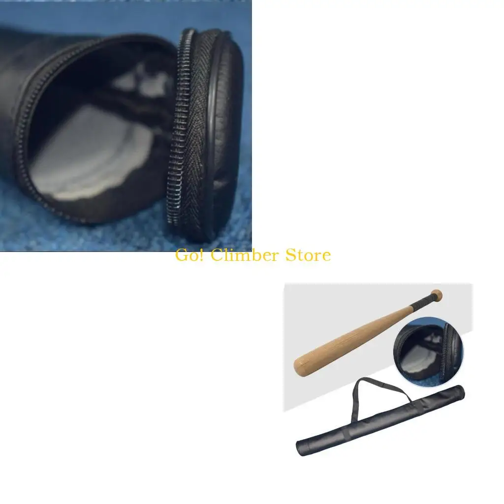 Q84C Snooker Pool Cue Storage Bag PU Leather Baseball Bat Backpack Equipment Bag Light Weight Cue Case Carry Bag Enduring