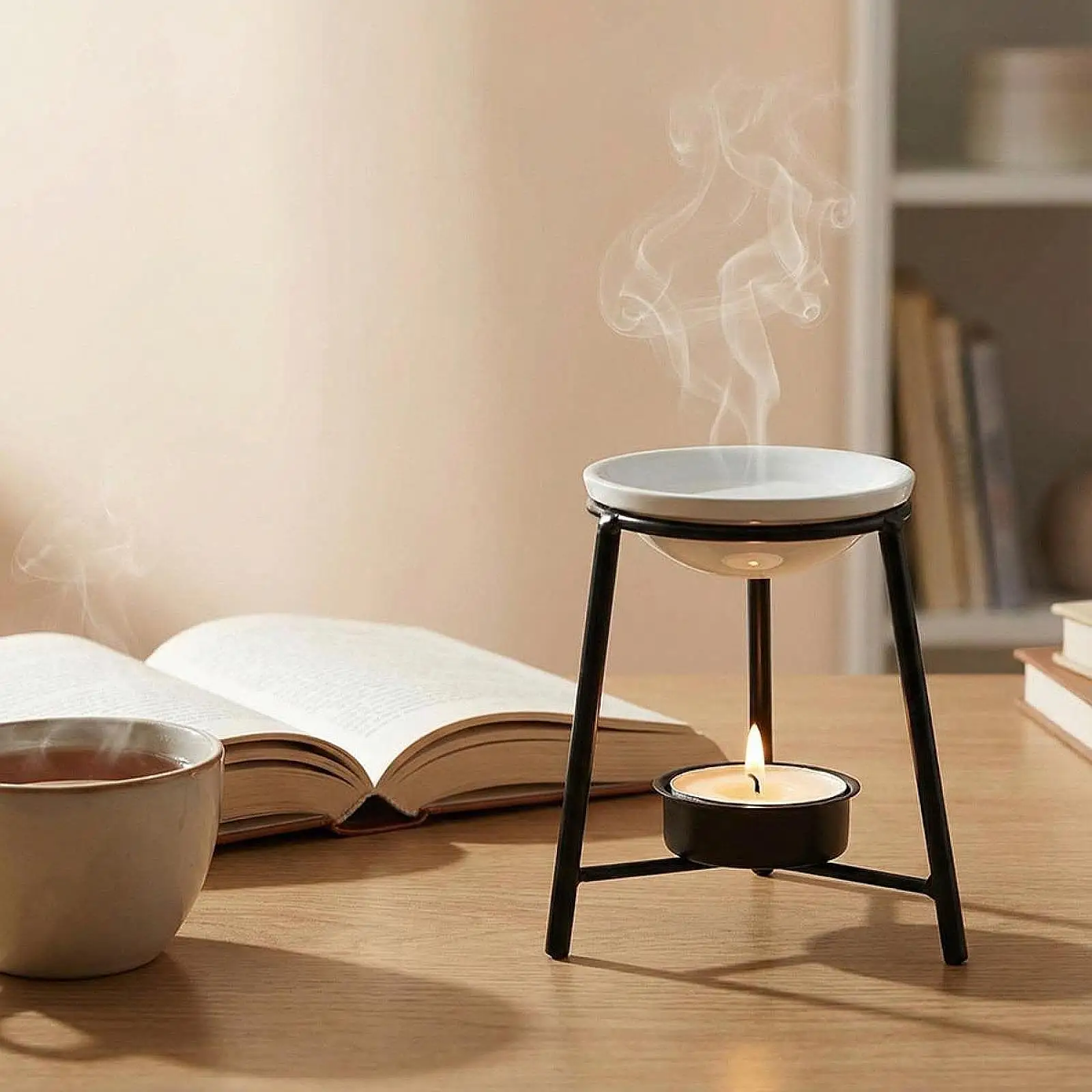 Iron Tealight Oil Burner 3