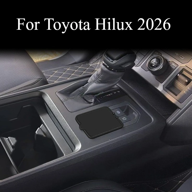 

For Toyota Hilux 2026 Navigation Screen Mobile Phone Holder Armrest Box Storage Modification Automobiles Interior Accessories