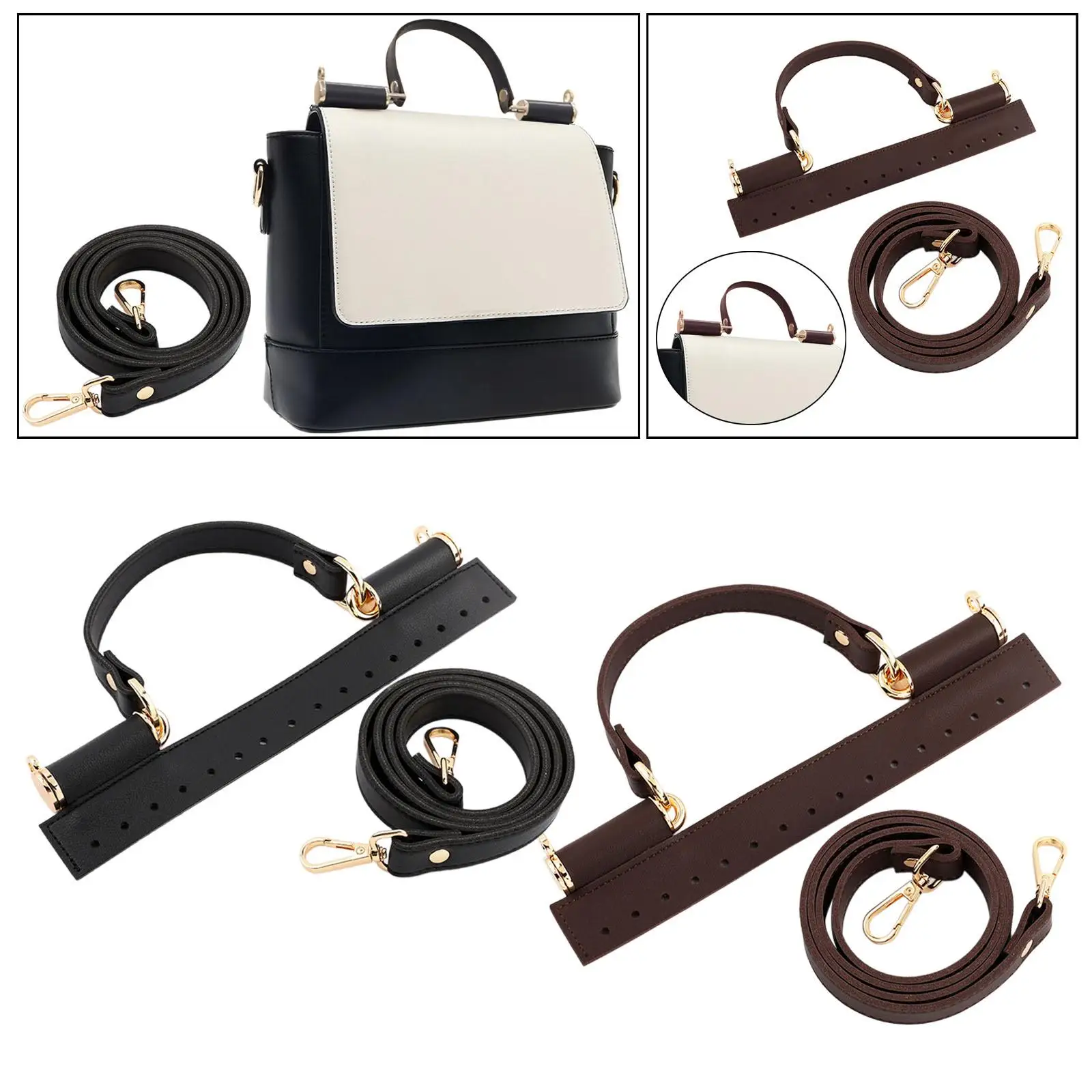 

Crochet Bag Handle Replacement Bag Strap for DIY Shoulder Bag Knitting Bag