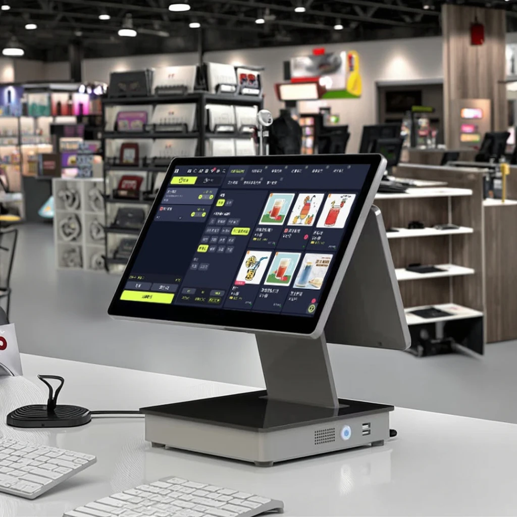 Window/Android POS Terminal Self-Ordering Kiosk Supermarket | 15.6/11.6inch All-in-One Touchscreen Payment POS Machine SDK