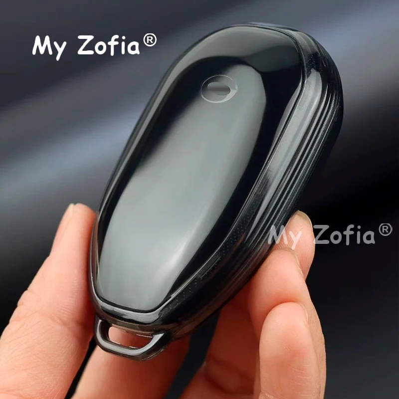 Voor GAC Trumpchi S7 2025 2026 Auto Afstandsbediening Sleutel Case Cover Shell Zachte TPU Autosleutel Cover Afstandsbediening Fobs case Protector Auto Accessoires