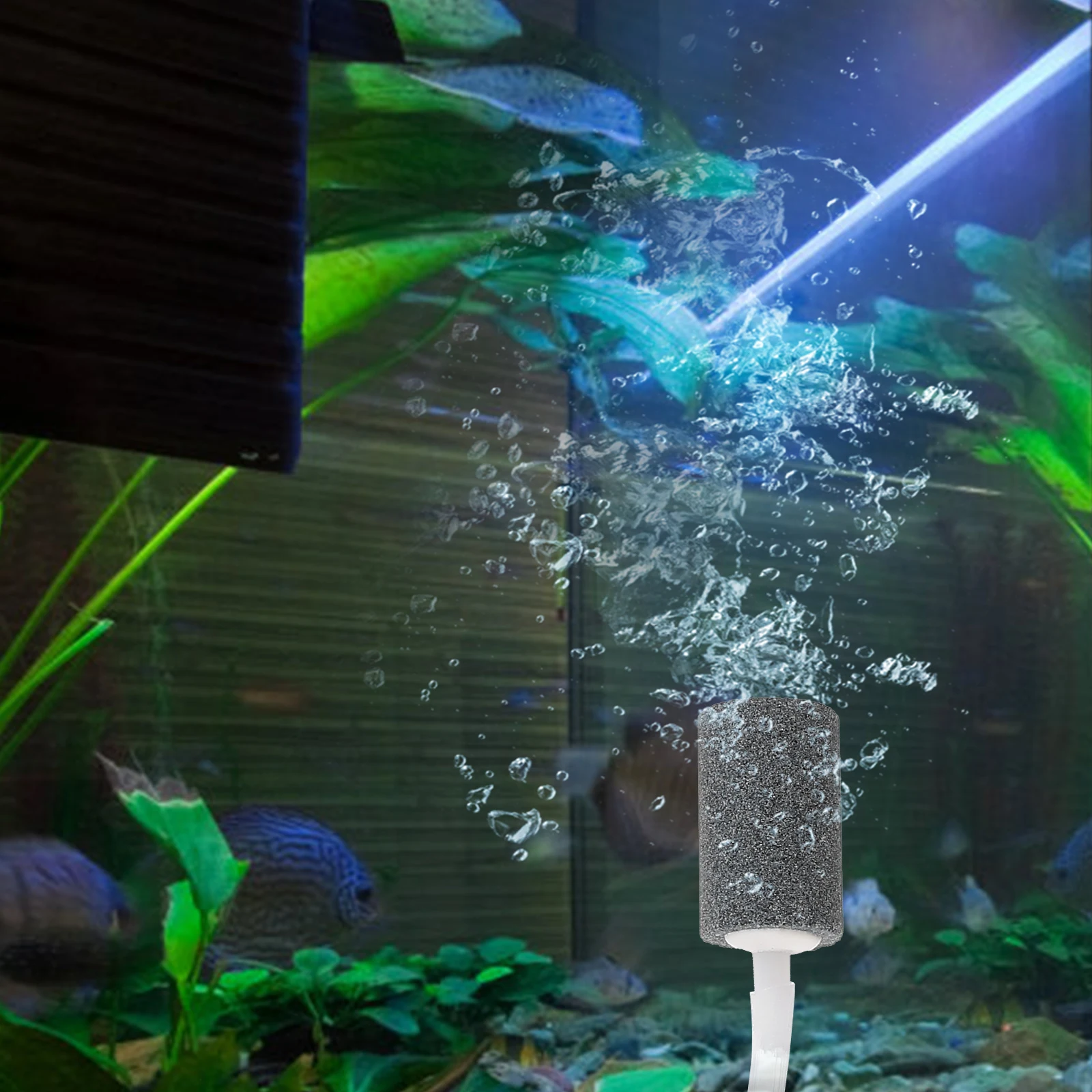 

1Set Aquarium Oxygen Pump USB Rechargeable Mini Air Aerator for Fish Tank Portable Oxygenator Suitable All Size Tanks