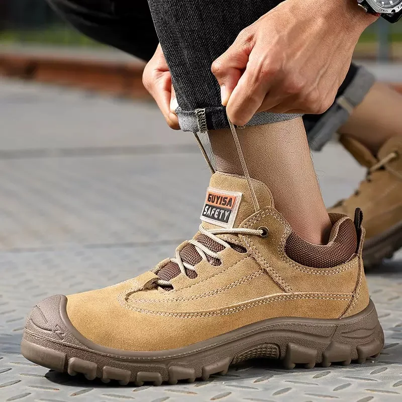 أحذية أمان مبطنة شتوية سميكة عازلة دافئة 6KV أحذية عمل آمنة غير قابلة للانزلاق أحذية قطنية مقاومة للاهتراء للرجال #5