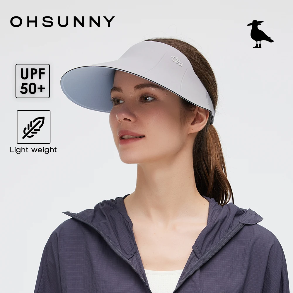 

Легкая складная кепка OhSunny для женщин и мужчин, портативная, для бега, с защитой от УФ-излучения, двусторонняя, солнцезащитная кепка-козырек