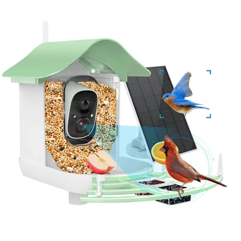 

2026 App Video Auto Capture Camera Intelligent Smart Bird Food Feeder Prevent Squirrels for Pet Supplies