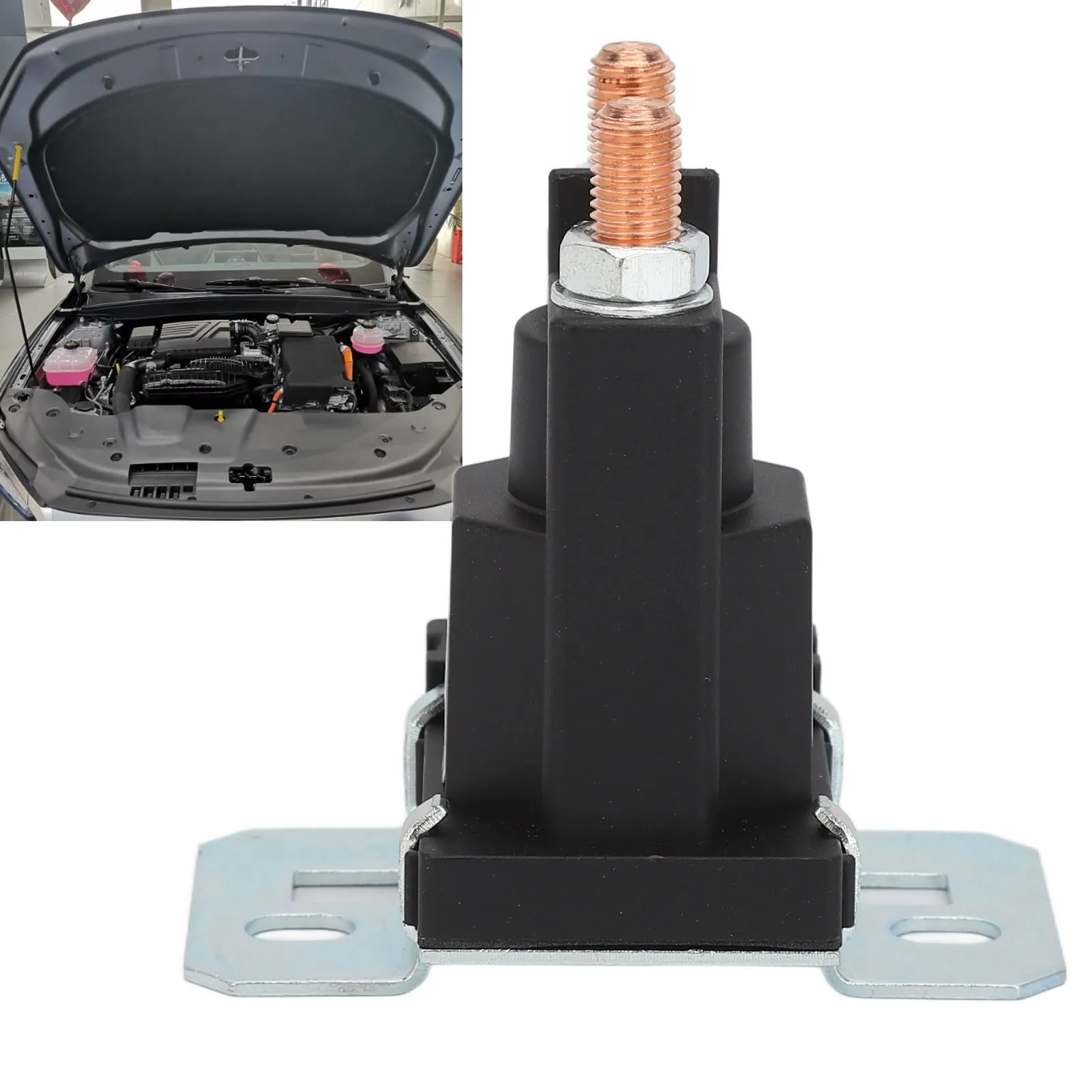 

Lawn Mower Supplies Solenoid ABS Brass Terminal Post Type Starter Solenoid for Lawn Mower Forklifts Lawn Tractor Starter Solenoi