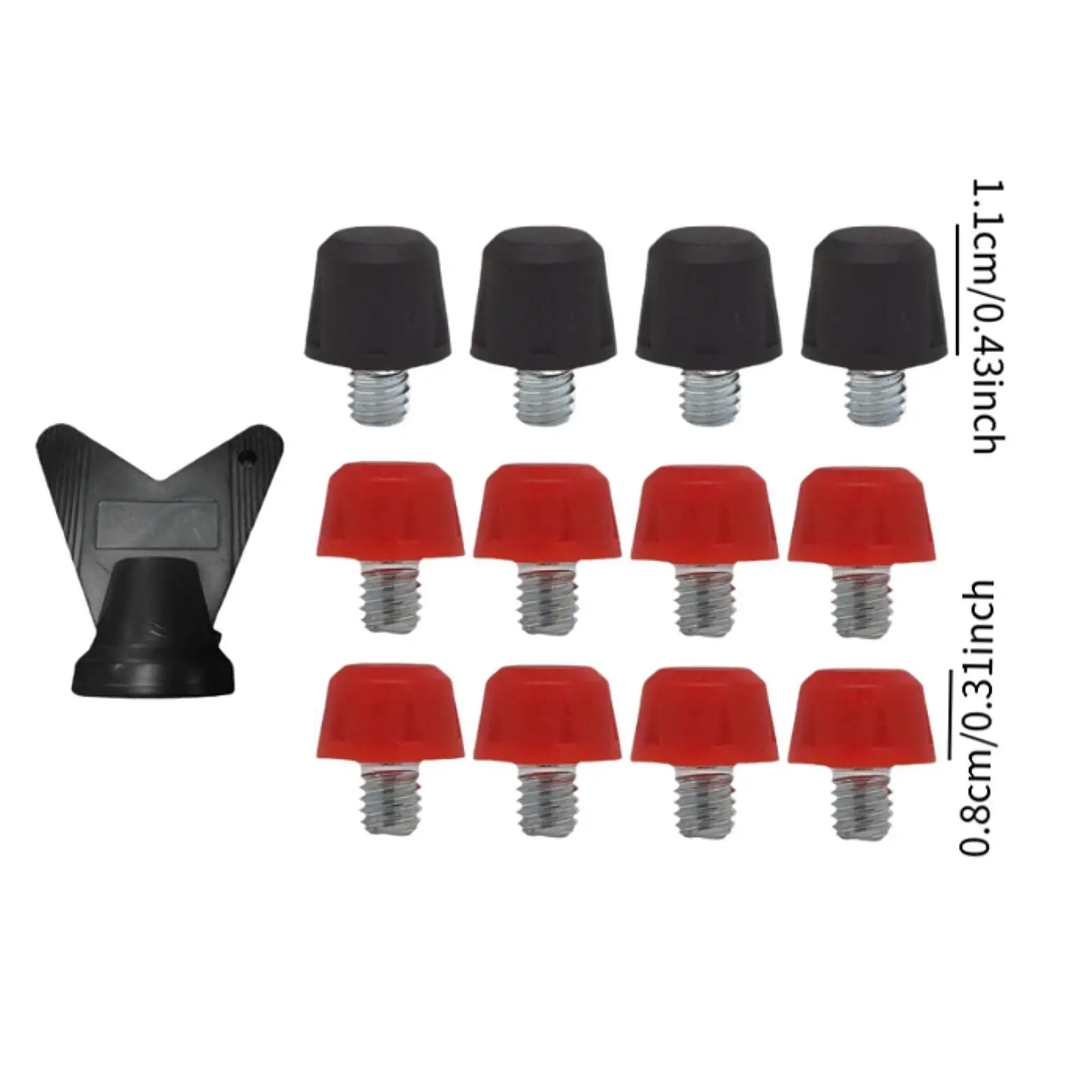 8 قطعة حذاء كرة القدم المسامير حذاء كرة القدم المسامير مع وجع لاعب 8 مللي متر 11 مللي متر المحمولة المسار إكسسوارات أحذية للتدريب الرياضي #6