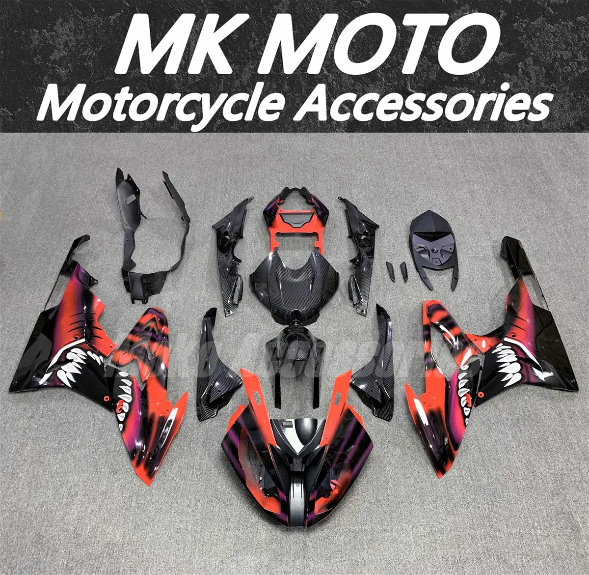 

Motorcycle Fairings Kit Fit For S1000rr 2015 2016 Bodywork Set Shark Attack High Quality ABS Injection NEW