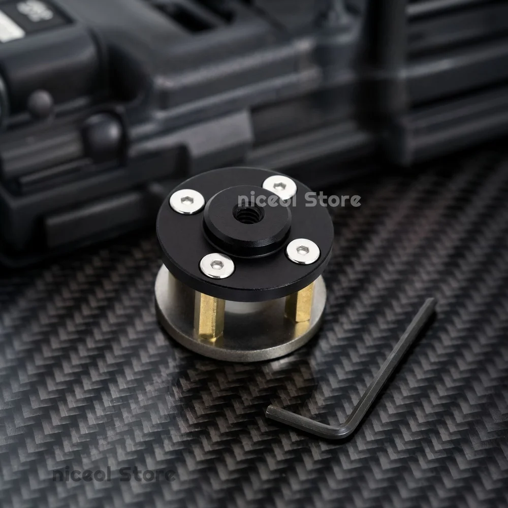 Ham Radio Antenna Adapter for Tripod PL-259 Male Connector Signal Booster 1/4 Inch Female Thread Base