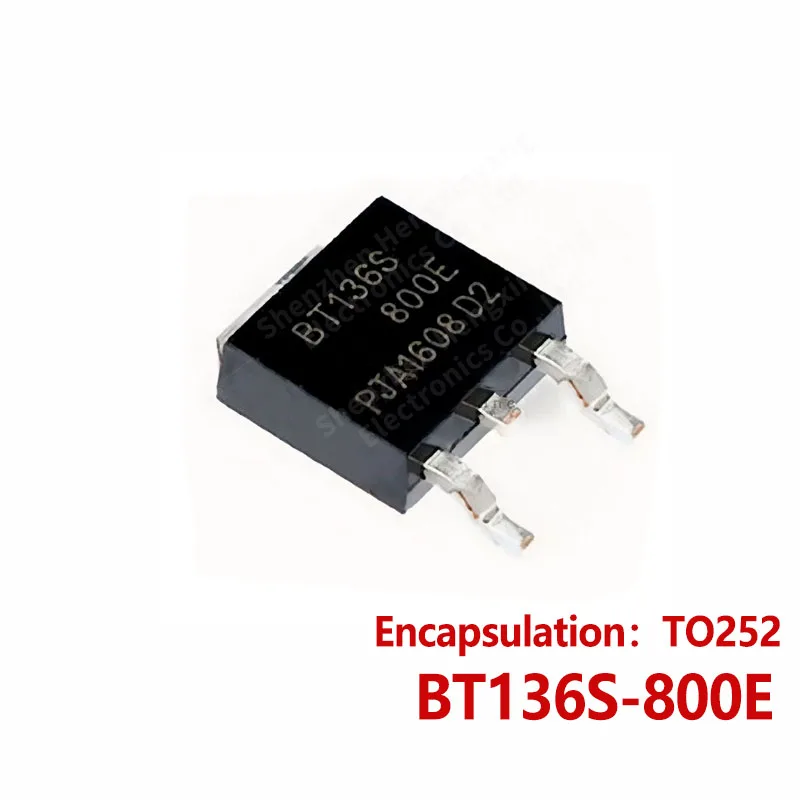 10PCS BT136S-800E BT137S-600E BT137S-800E BT138S-800E BT138S-600E BT139S-600E BT139S-800E TO252 bidirectional thyristor