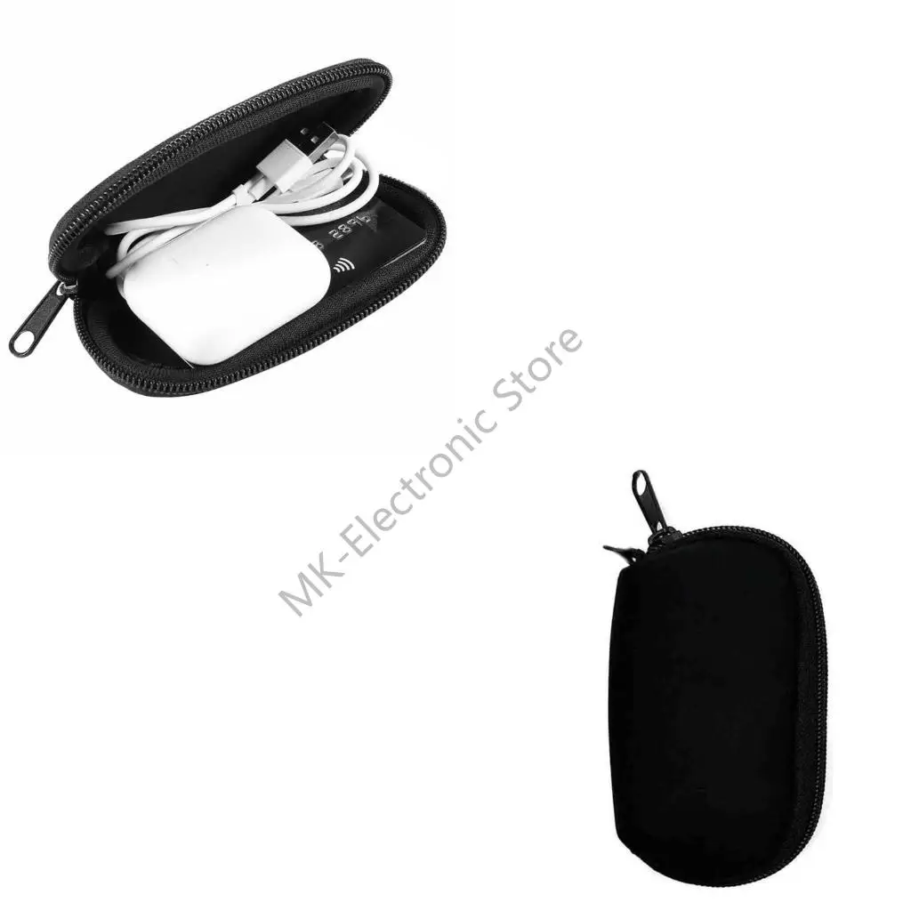 R2LF Portable Headphones Organizers Shock Absorbent Easy Access Design Thin Profile Case Suitable for Multiple Earbud Models