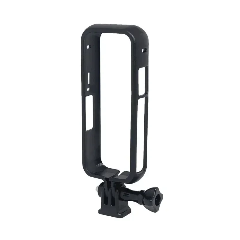 Casing pelindung bingkai perbatasan Adapter Mount, braket ekspansi dudukan adaptor untuk kamera Insta360 OneX3 tahan lama plastik Tripod Adapter