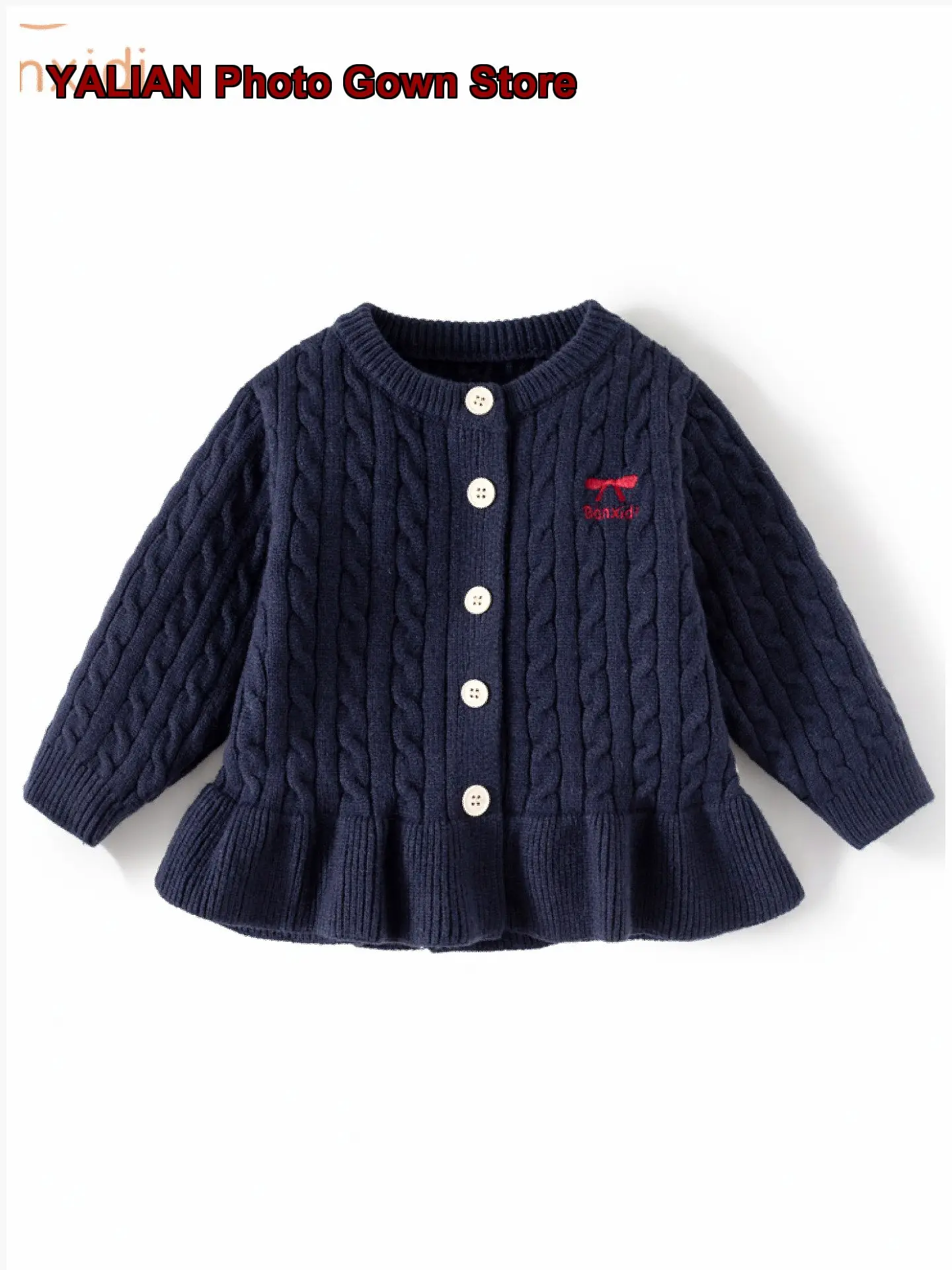 Girls Autumn Jacket Baby Spring Autumn Knit Cardigan Stylish Outerwear Kids