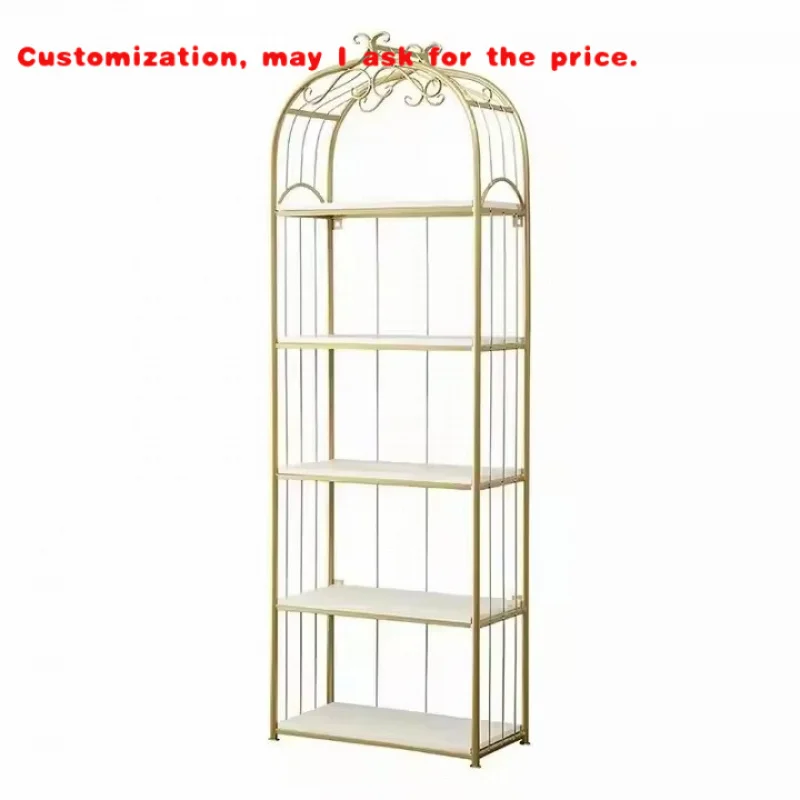 

На заказ. Многослойная стойка для хранения ювелирных изделий и салона красоты. Золотая витрина. Магазин красоты.