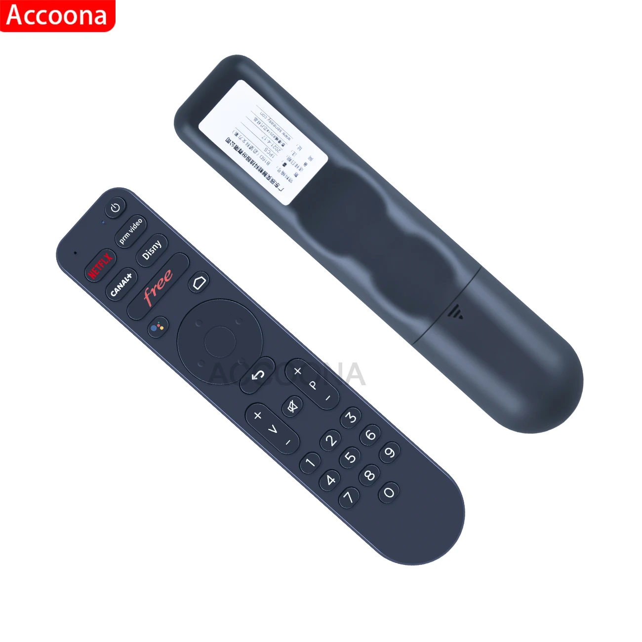 Voice remote control for Freebox Pop TV box