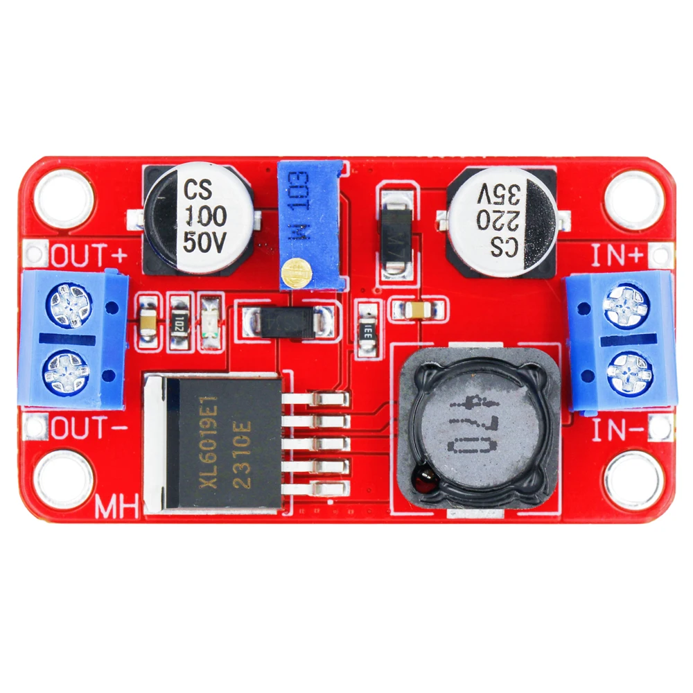 XL6019 5A DC-DC Step Up Power Supply Module Boost Volt Converter Voltage Regulator 3.3-35V To 5V 6V 9V 12V 24V Adjustable Output