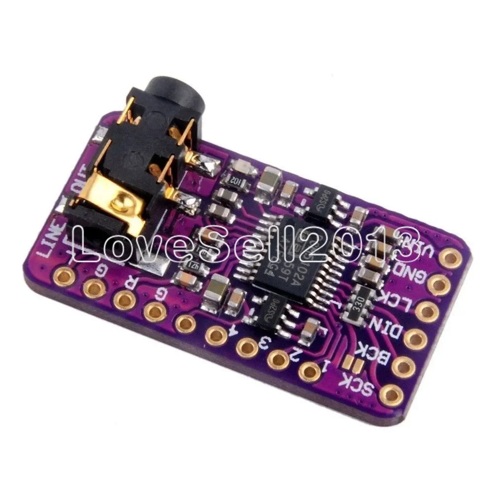 PCM5102 DAC I2S Interface Decoder Sound Card Board Digital Audio GY-PCM5102 Phat Format Player Module for Raspberry Pi