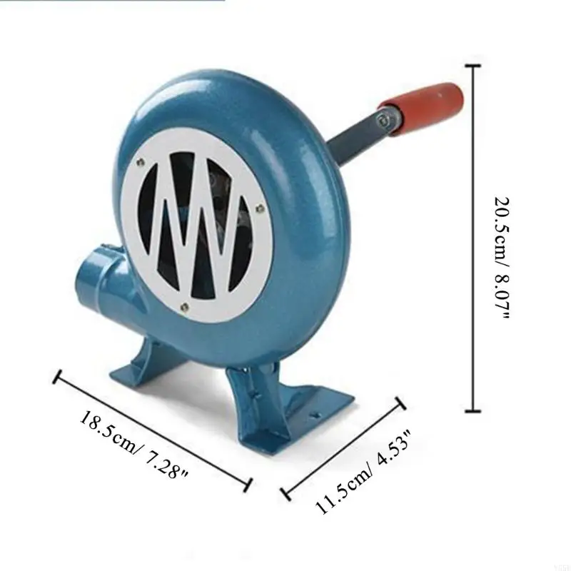 Y55E Perfect Hand Crank Air Ventilateur main manivelle Handle Blacksmith Blower Air Blower